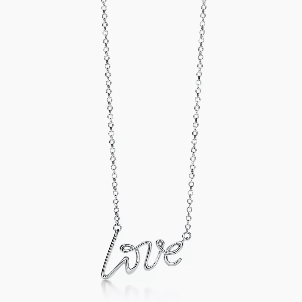 Tiffany & Co. Graffiti Love Pendant Necklace - Picture 2 of 3